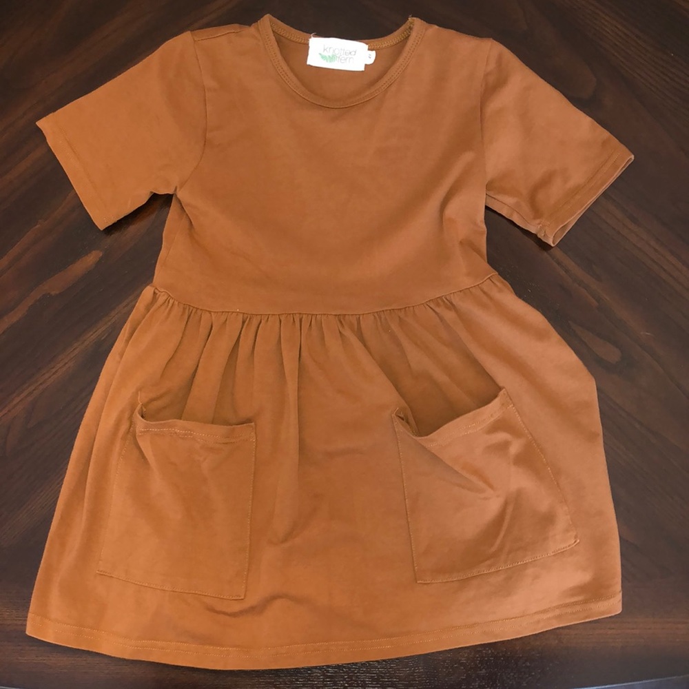Toddler girl short sleeve dress